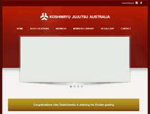 Tablet Screenshot of jujitsu.net.au
